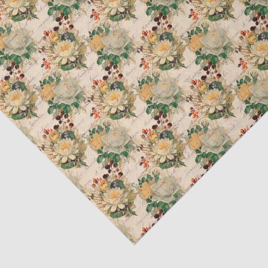 Script Floral Tissuepapier (Detail)