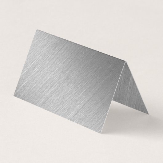 Script Foil Argent Moderne Modifier La Carte Date (Dos)