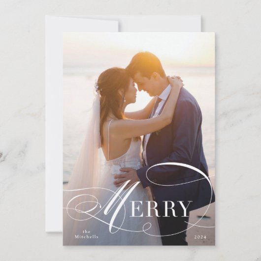 Script Formel Flourished Carte photo (Devant)