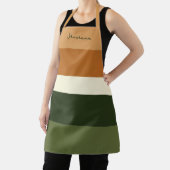 Script gepersonaliseerde stripe all-over print Sch Schort (Insitu)