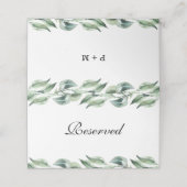 Script Gereserveerde Gepersonaliseerde Wedding Pla (Buitenkant ongevouwen)