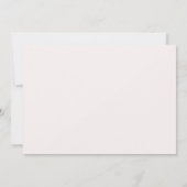 Script Gold & Blush Pink Carte de remerciements (Dos)