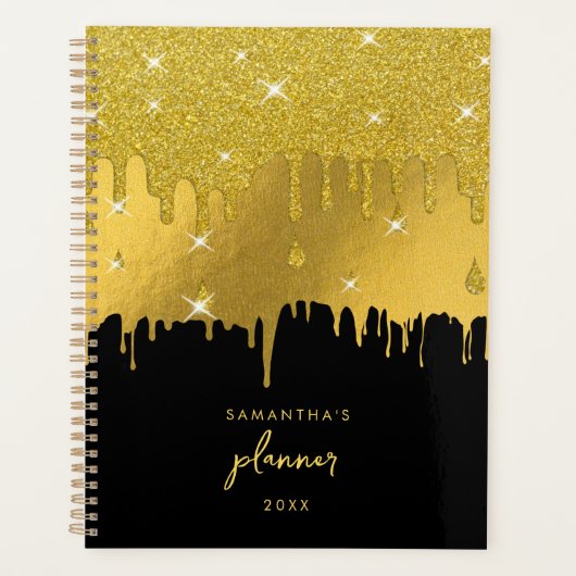 Script Gold Foil & Gold Parties scintillant Driver (Devant)