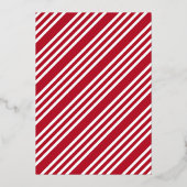 Script Gold Merry-kerstfoto Foto Folie Feestdagenkaart (Achterkant)