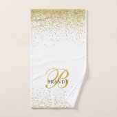 Script Gold Parties scintillant moderne or (Serviette à main)