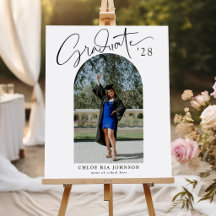 Script Graduate Arch Photo Graduation Party