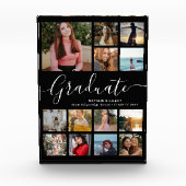 Script Graduate Collage Graduation Bloc photo (Devant)