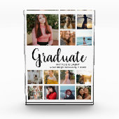 Script Graduate Collage Graduation Bloc photo (Devant)