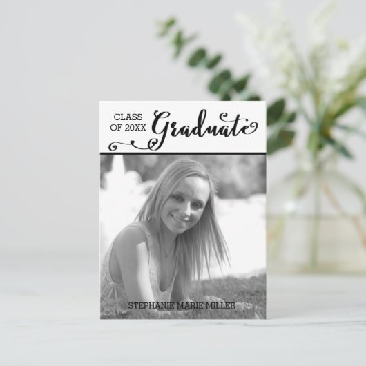 Script Graduel vertical - Carte postale (Debout devant)