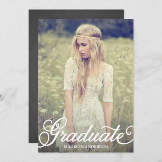 Script gras 2| Invitation du Parti des diplômés 20 (Devant / Derrière)