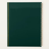  Script Groen en Goud Vrolijk Kerstfeest Planner (Achterkant)