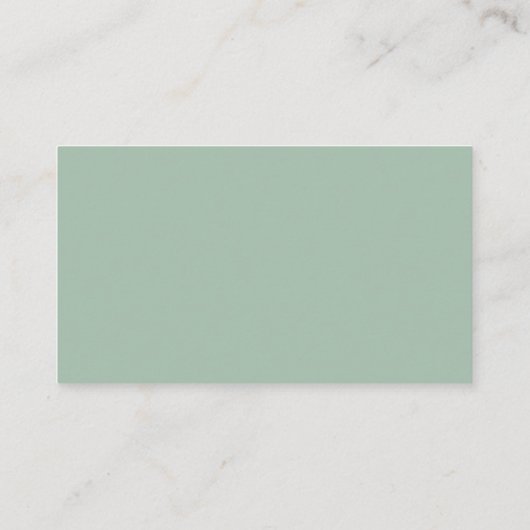 Script Groen Foliage Luier Raffle Ticket Informatiekaartje (Achterkant)