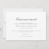 Script GV mariage Annuler le report Faire-part (Devant)