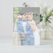 Script GV simple et élégant personnalisé RSVP (Debout devant)