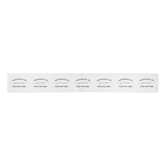 Script Handmade by Custom knippen en naaien Grosgrain Lint (Voorkant)