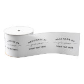 Script Handmade by Custom knippen en naaien Grosgrain Lint (Spoel)