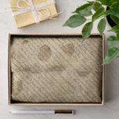 Script Handwriting Decoupage Collage Tissuepapier (Geschenk)