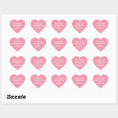 Script  Hartelijk dank Hart Sticker (Vel)