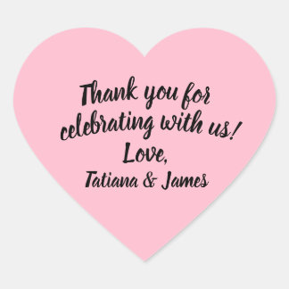 Script  Hartelijk dank Hart Sticker