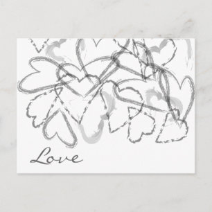 Script Hearts Briefkaart