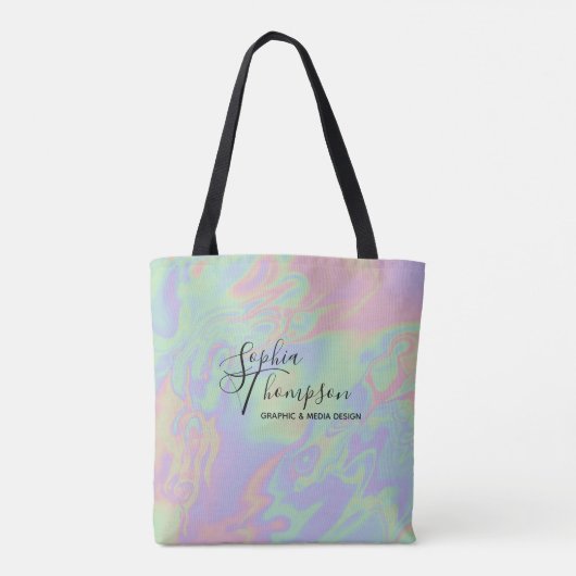 Script holographique moderne Sac fourre-tout paste (Dos)