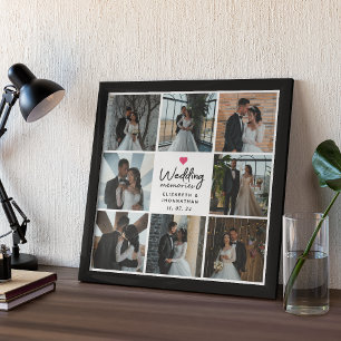 Script Huwelijk Herinneringen Hart Koppel Fotocoll Poster