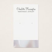 Script Iridescente Pearl Edge Earring Bijoux (Devant)