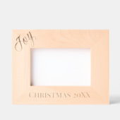 SCRIPT JOY, GEDATEERD KERST AFBEELDING GEGRAVEERDE LIJSTJES (Voorkant)