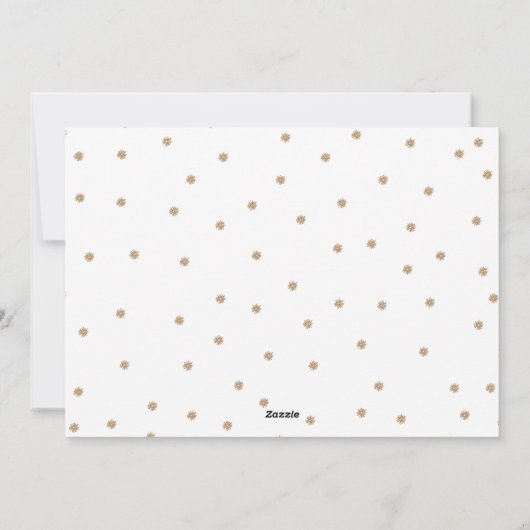 Script Joyeux Noël Élégant Carte photo de vacances (Dos)