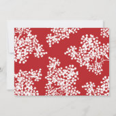 Script Joyeux Noel Red Berries Carte photo (Dos)
