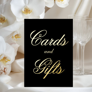 Script Kaarten en Cadeaus Folie Tafelkaart 5x7