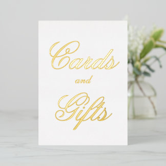 Script Kaarten en Cadeaus Folie Tafelkaart 5x7