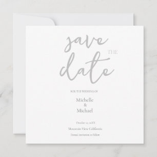Script Kalligrafie Bruiloft Modern Save the Date