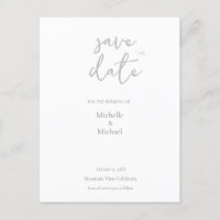 Script Kalligrafie Bruiloft Modern Save the Date
