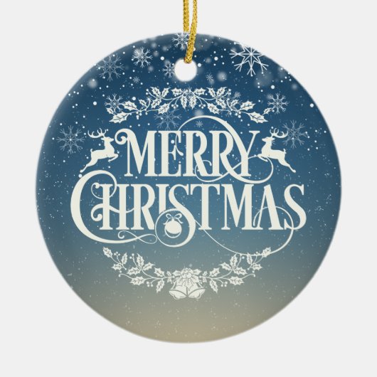 Script Kerstmis Opa, Grootvader, Opa definitie Keramisch Ornament (Voorkant)