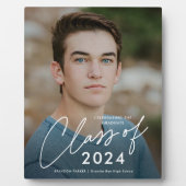 Script Klasse van 2024 Foto Afstuderen Fotoplaat (Voorkant)