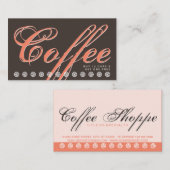 script KOFFIE klantenkaart Klantenkaartje (Voorkant / Achterkant)