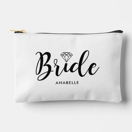 Script Letters "Bride" gepersonaliseerd Etui (Voorkant)