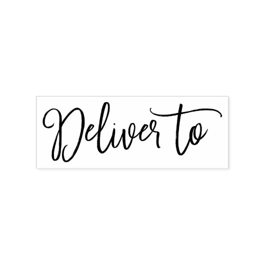 script leveren aan rubberen stempel (Gestempeld)