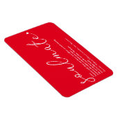 Script Liefde Hart Soulmate Definitie Rood Magneet (Rechterzijde)