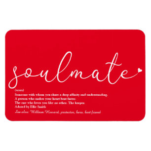 Script Liefde Hart Zielsverwant Definitie Rood Magneet
