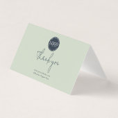 Script Logo moderne Carte de remerciements d'entre (Front)