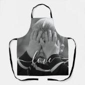 Script Love Custom Photo Schort (Voorkant)