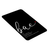Script Love Heart Bae Definition Magneet (Rechterzijde)