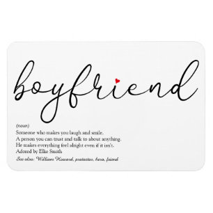 Script Love Heart Boyvriend Definition Magneet