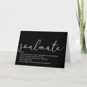 Script Love Heart Soulmate Definition Kaart