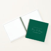 Script M. Mme Mariage Emerald Livre d'invité (Intérieur)