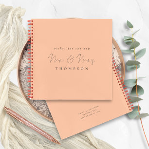 Script M. Mme Mariage Peach Livre d'invité