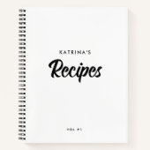 Script Maatconversietabel Recept Notitieboek (Voorkant)