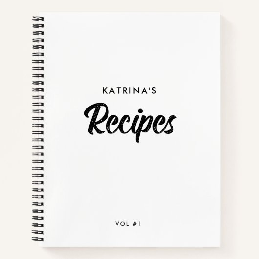 Script Maatconversietabel Recept Notitieboek (Voorkant)